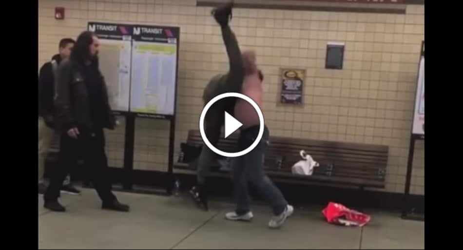 Subway beatdown with an upbeat ending