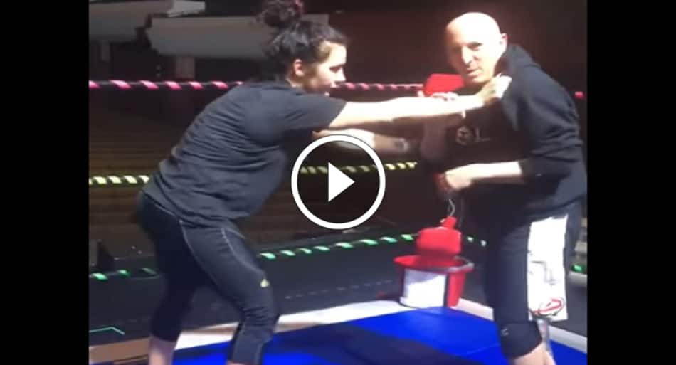 Tool’s Maynard James Keenan training BJJ with Cat Zingano
