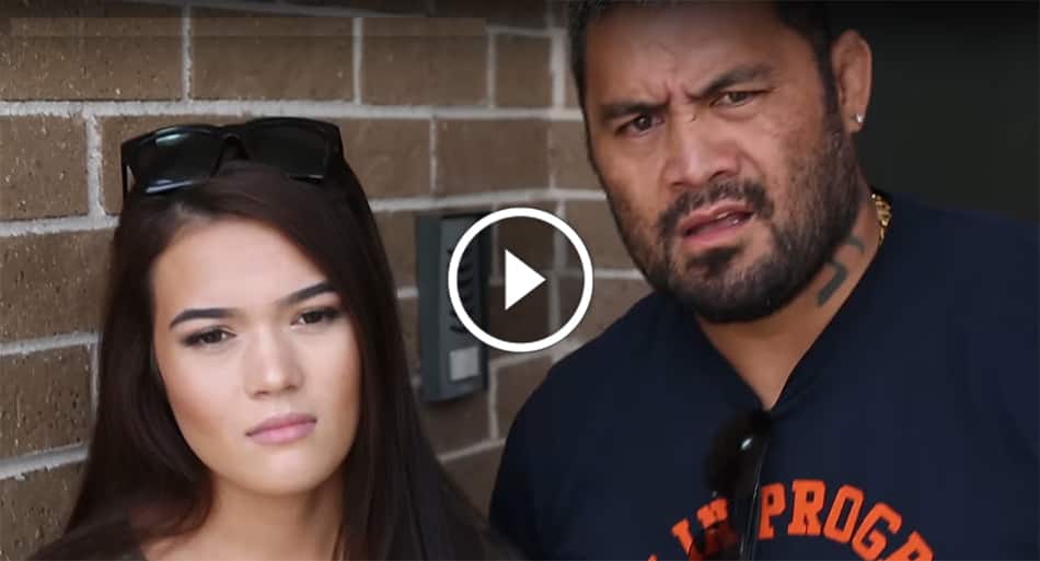 When you’re Dating Mark Hunt’s Daughter