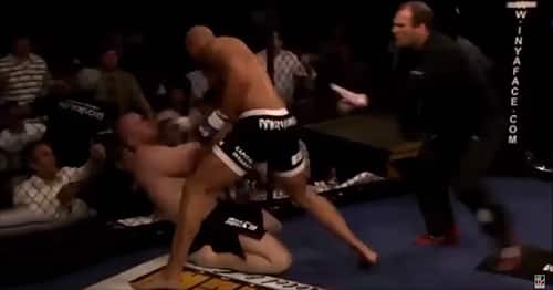 When MMA fighters have lost control