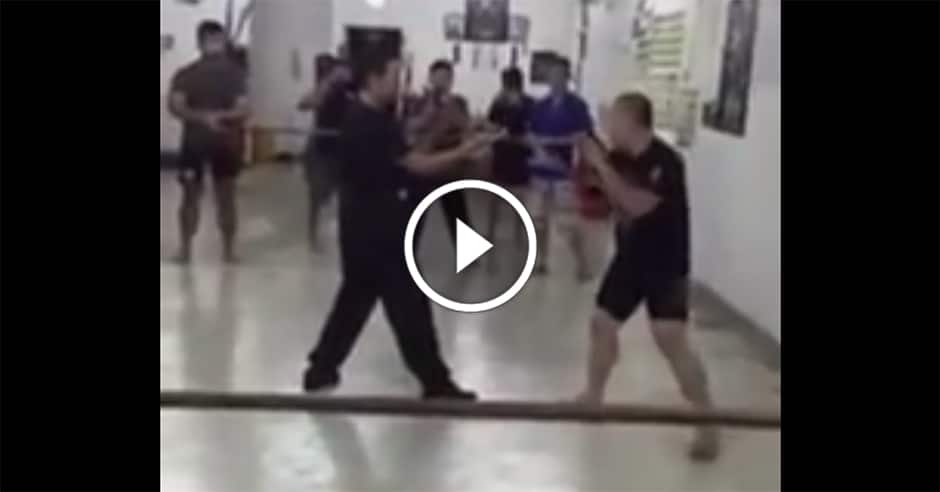 Wing Chun master vs MMA fighter in bare-knuckle fight