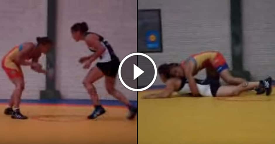 Cris Cyborg takes on an Olympic Wrestler