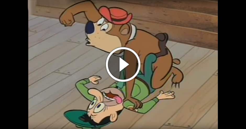 Yogi Bear vs Ranger Smith in MMA fight