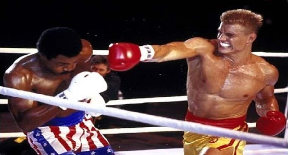 Young Ivan Drago in karate tournament – ends quickly