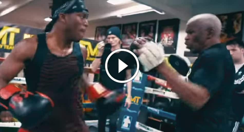 YouTube star ‘KSI’ trains with Floyd Mayweather Sr. for his next fight